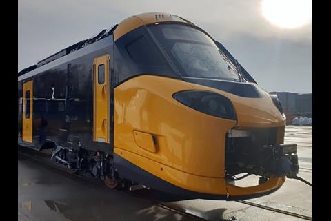 The first of the ICNG EMUs which NS has ordered from Alstom has been moved from Katowice to Salzgitter.